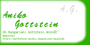 aniko gottstein business card